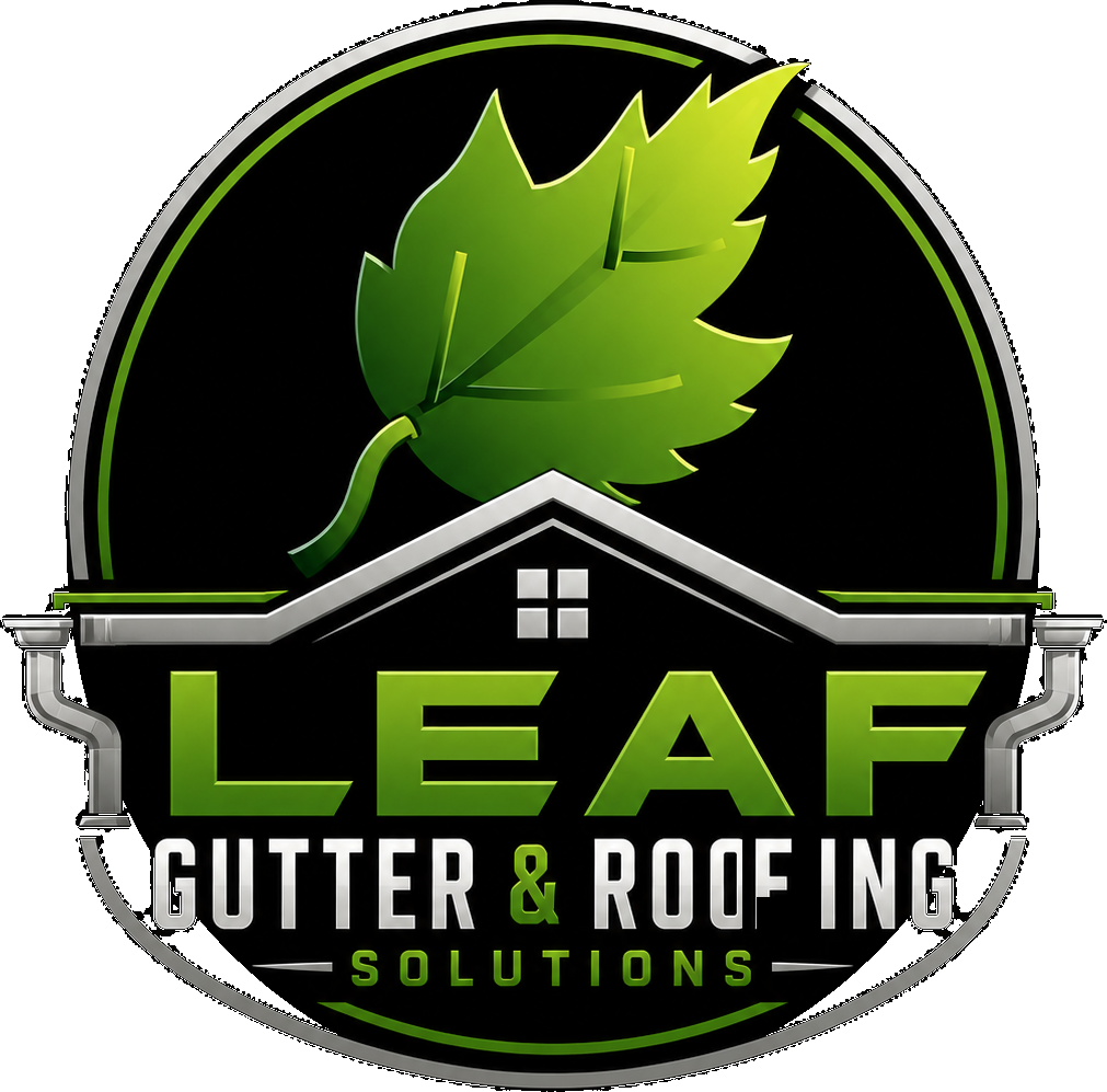 Leaf Gutter and Roofing Solutions logo