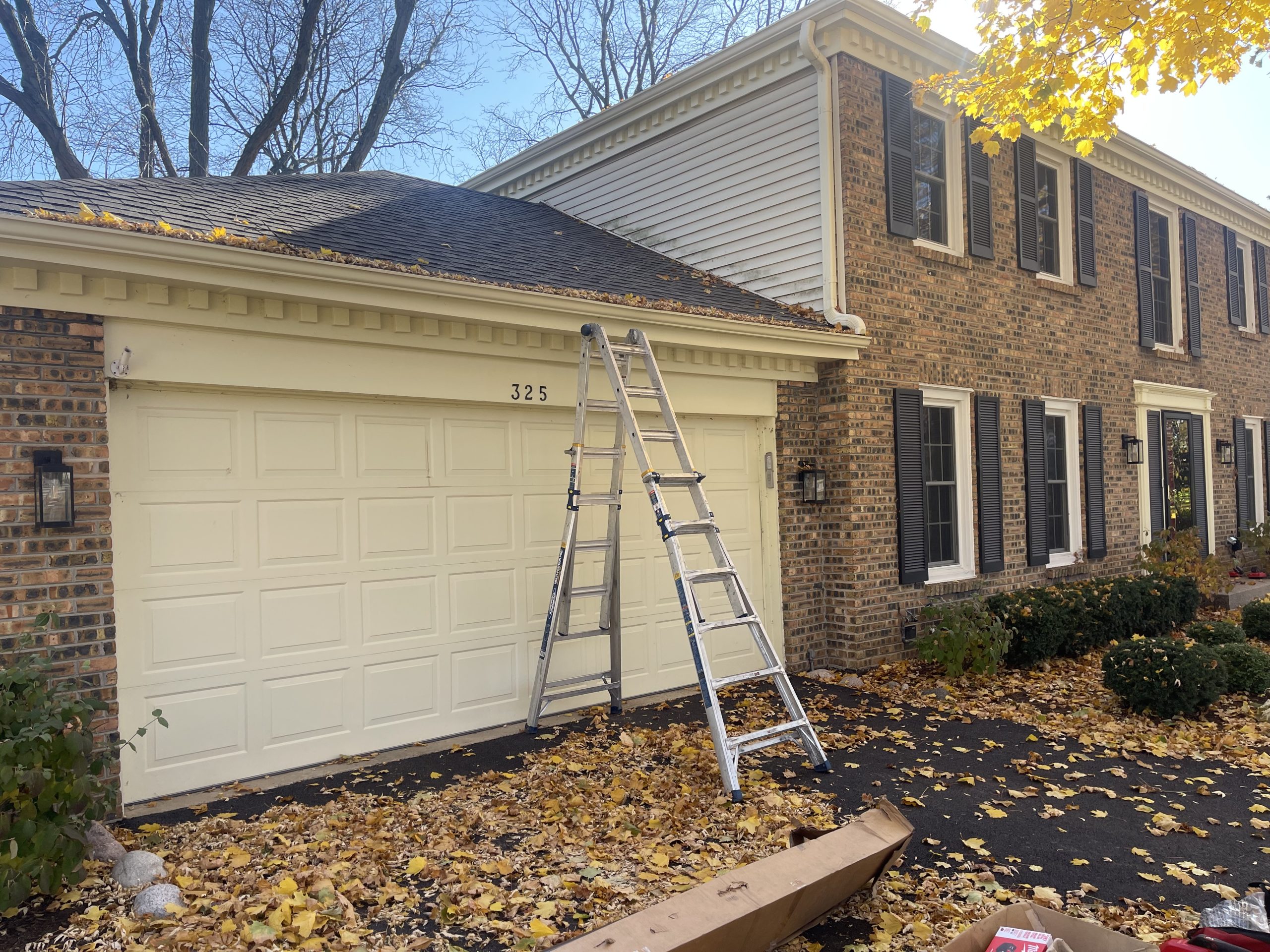 Gutter installation project