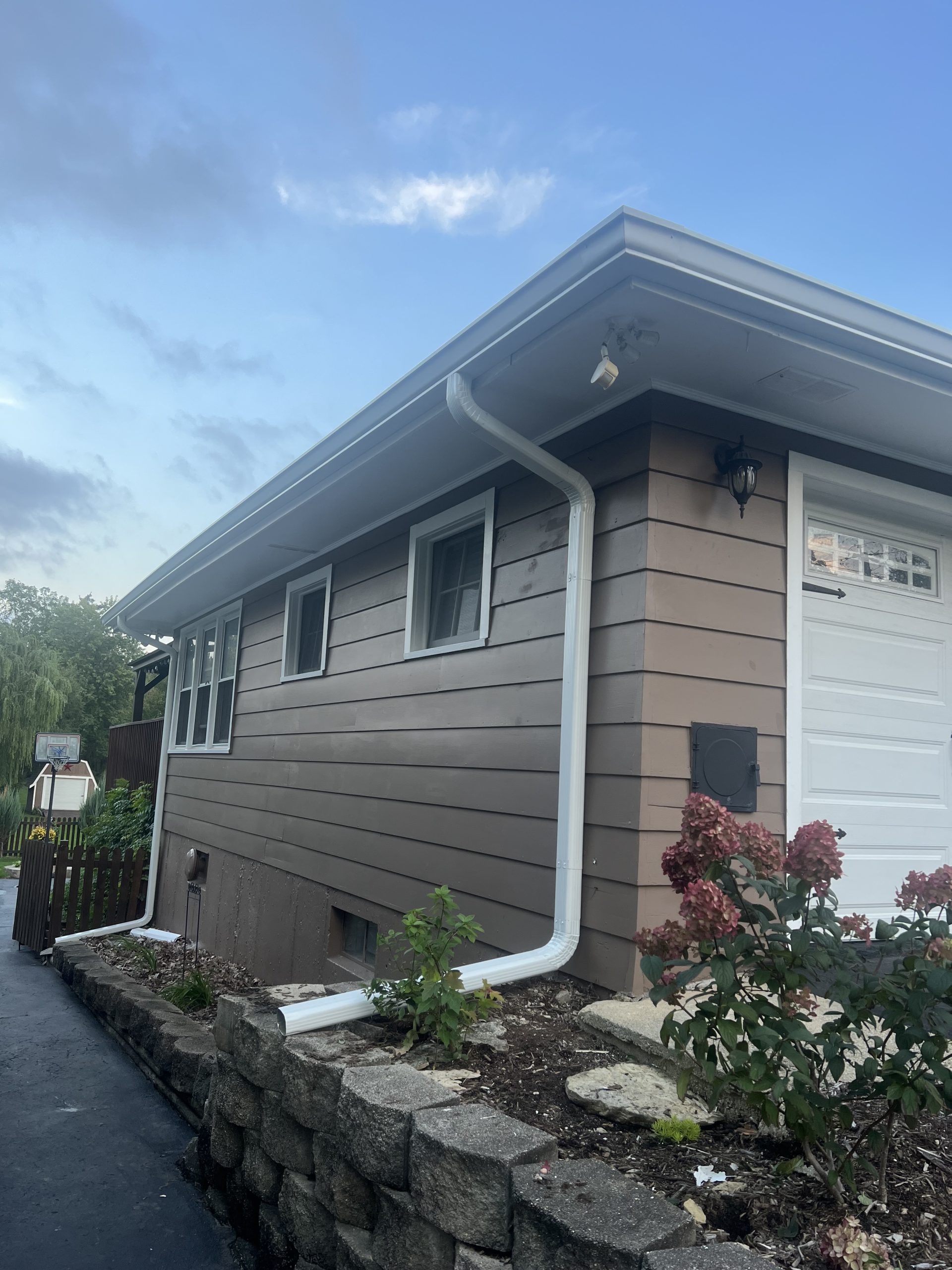 Finished roofing detail project